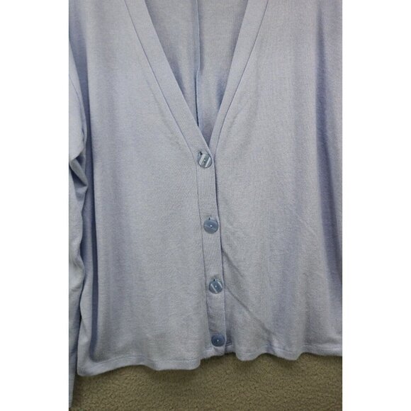 Lane Bryant Blue Button-Up Sweater-Long Sleeve-Size 10/12-New w/Tags - Picture 2 of 9